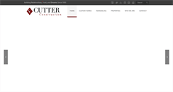 Desktop Screenshot of cutterconstruction.com